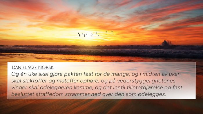 Daniel 9:27 NORSK Bible Verse Image