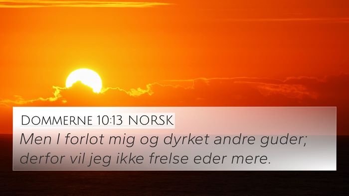 Dommerne 10:13 NORSK Bible Verse Image