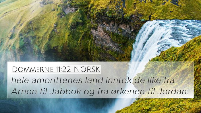 Dommerne 11:22 NORSK Bible Verse Image