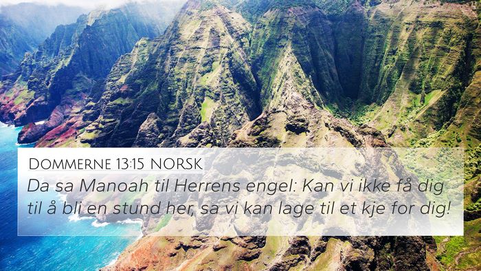 Dommerne 13:15 NORSK Bible Verse Image