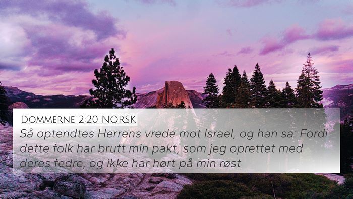Dommerne 2:20 NORSK Bible Verse Image