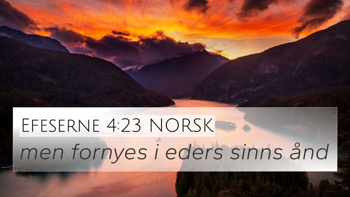 Efeserne 4:23 NORSK Bible Verse Image
