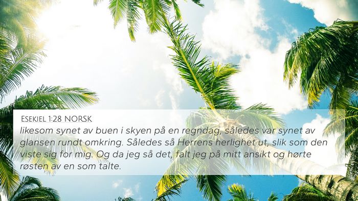 Esekiel 1:28 NORSK Bible Verse Image