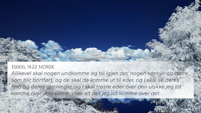 Esekiel 14:22 NORSK Bible Verse Image