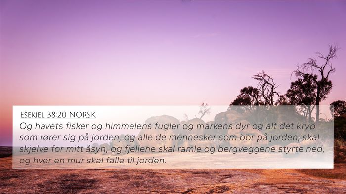 Esekiel 38:20 NORSK Bible Verse Image