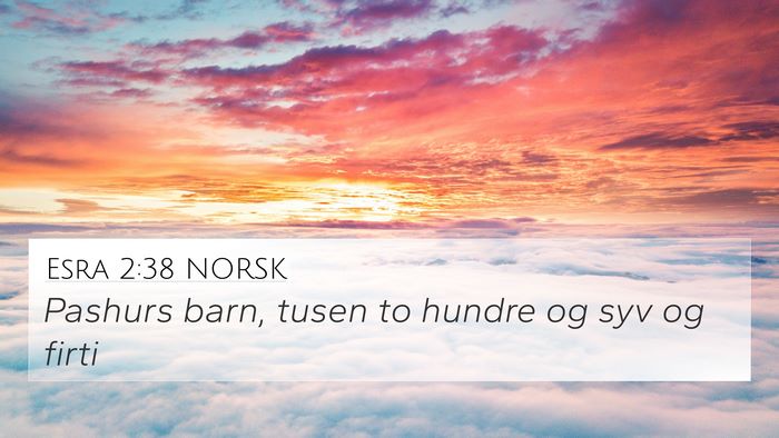Esra 2:38 NORSK Bible Verse Image