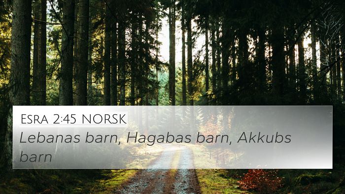 Esra 2:45 NORSK Bible Verse Image