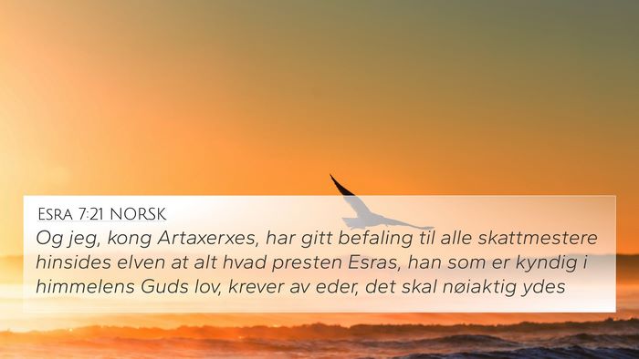 Esra 7:21 NORSK Bible Verse Image