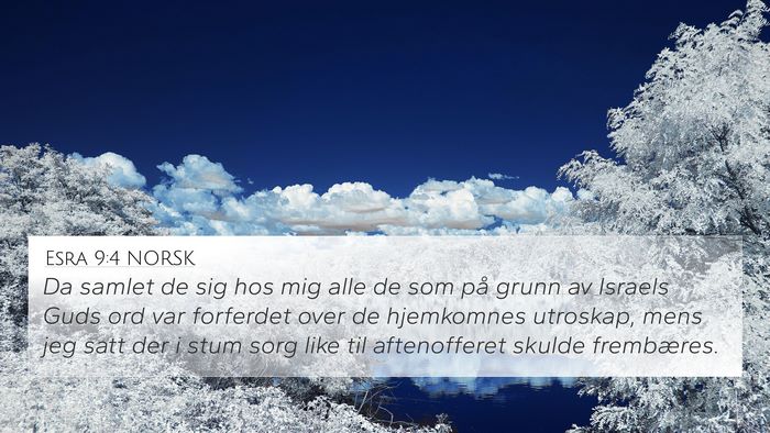 Esra 9:4 NORSK Bible Verse Image