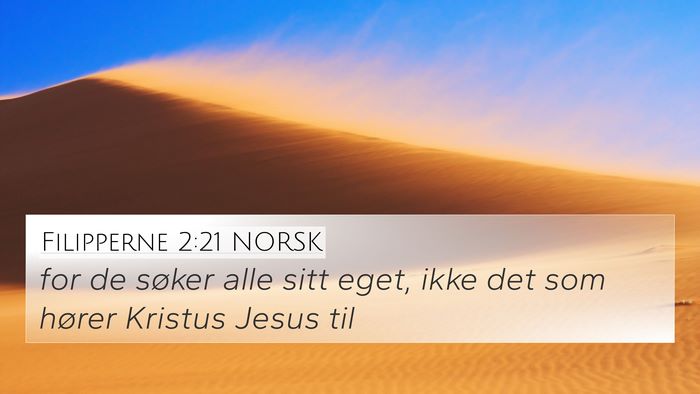 Filipperne 2:21 NORSK Bible Verse Image