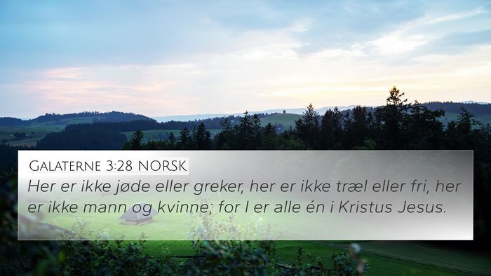 Galaterne 3:28 NORSK Bible Verse Image