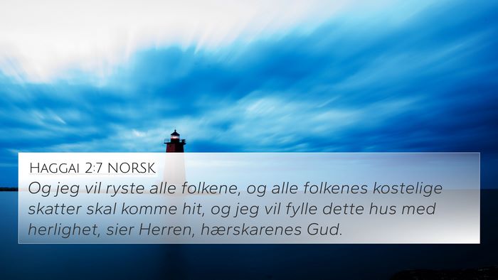 Haggai 2:7 NORSK Bible Verse Image