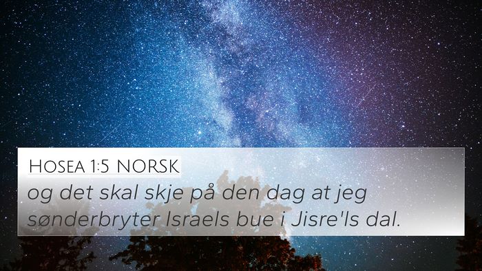 Hosea 1:5 NORSK Bible Verse Image