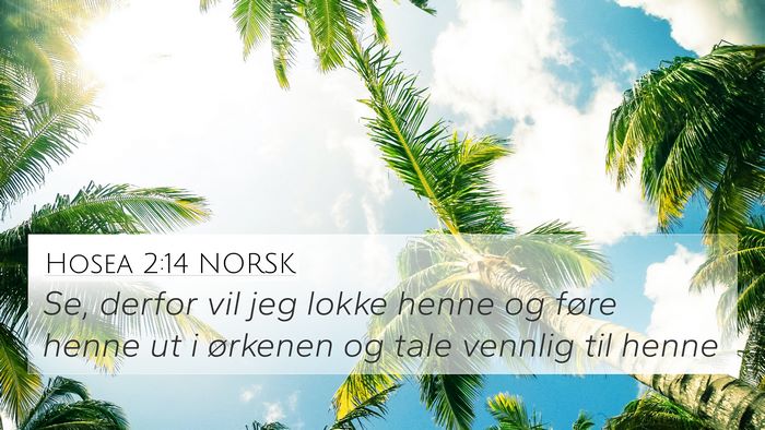 Hosea 2:14 NORSK Bible Verse Image