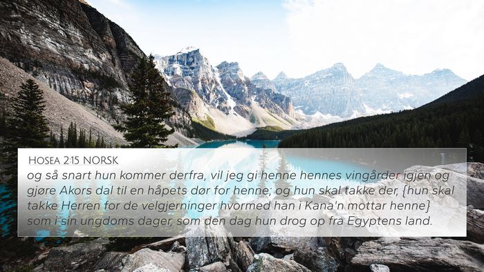 Hosea 2:15 NORSK Bible Verse Image