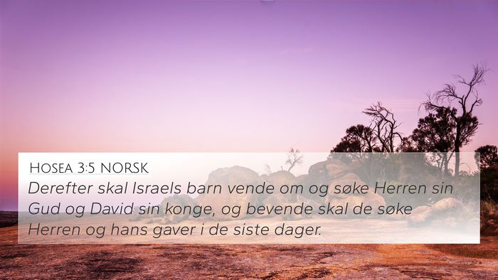 Hosea 3:5 NORSK Bible Verse Image