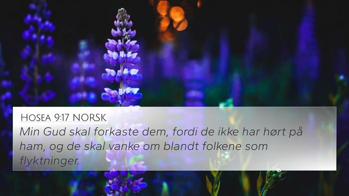 Hosea 9:17 NORSK Bible Verse Image