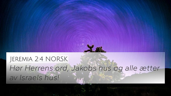 Jeremia 2:4 NORSK Bible Verse Image