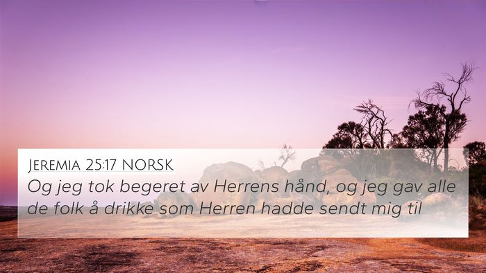 Jeremia 25:17 NORSK Bible Verse Image