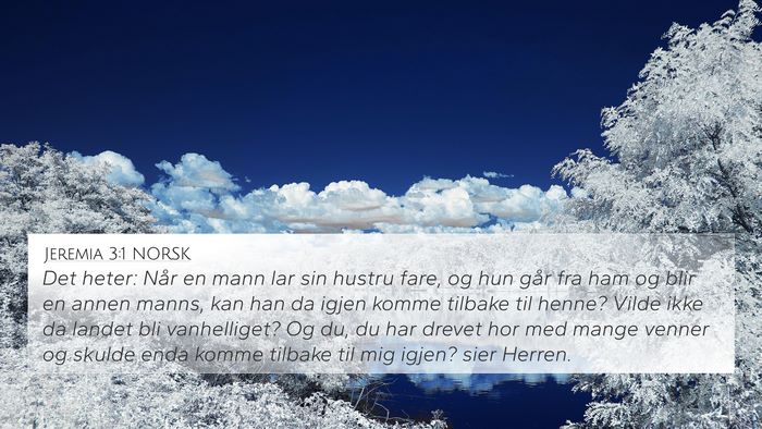 Jeremia 3:1 NORSK Bible Verse Image