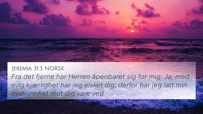 Jeremia 31:3 NORSK Bible Verse Image