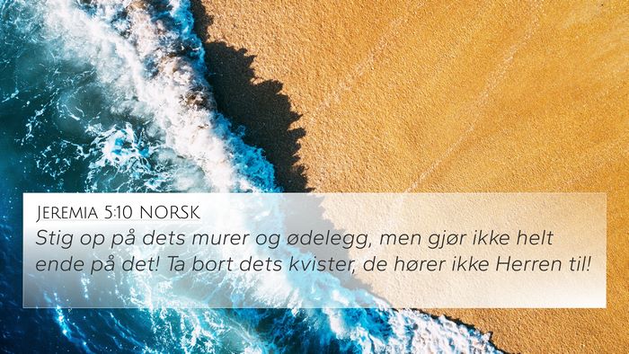 Jeremia 5:10 NORSK Bible Verse Image