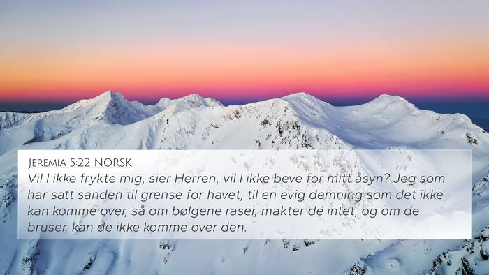 Jeremia 5:22 NORSK Bible Verse Image
