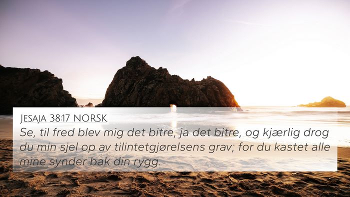 Jesaja 38:17 NORSK Bible Verse Image