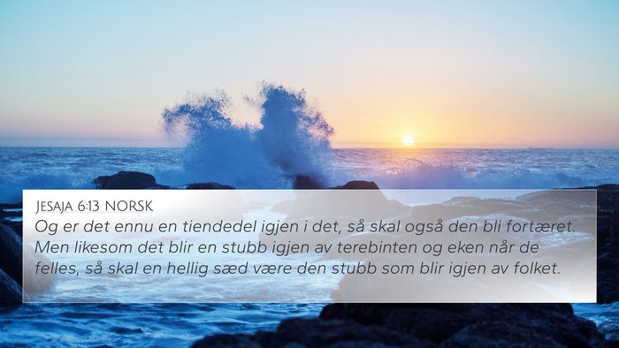 Jesaja 6:13 NORSK Bible Verse Image