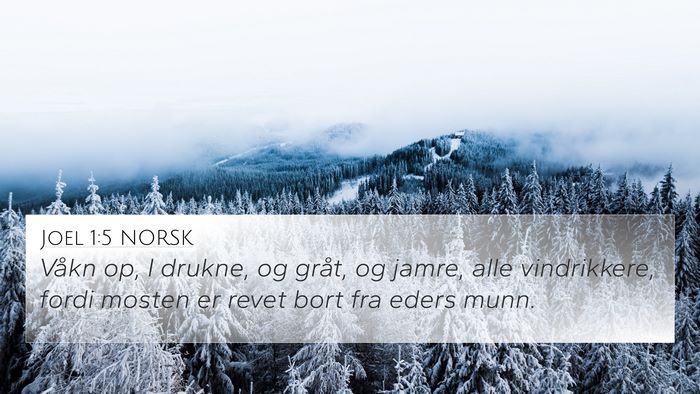 Joel 1:5 NORSK Bible Verse Image