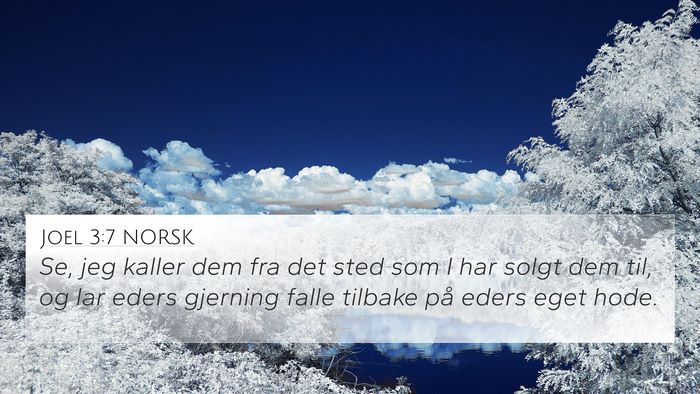 Joel 3:7 NORSK Bible Verse Image