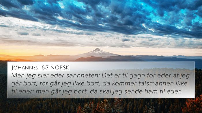 Johannes 16:7 NORSK Bible Verse Image