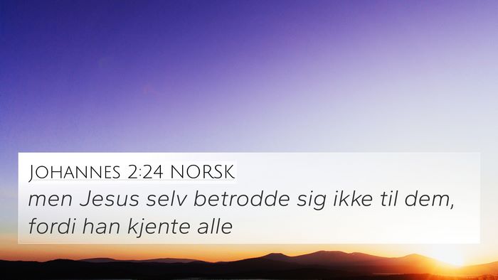 Johannes 2:24 NORSK Bible Verse Image