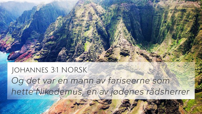 Johannes 3:1 NORSK Bible Verse Image