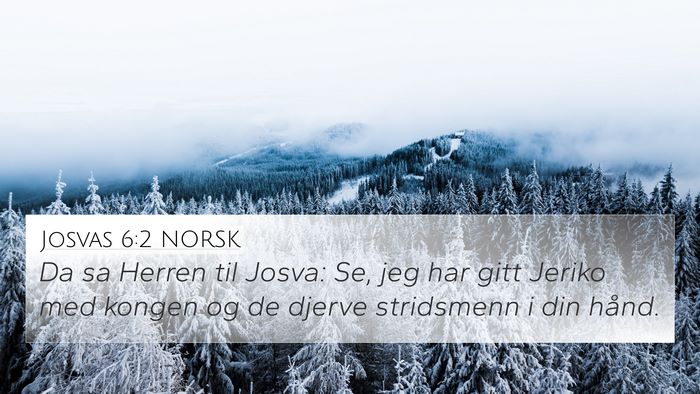 Josvas 6:2 NORSK Bible Verse Image