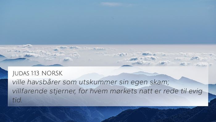 Judas 1:13 NORSK Bible Verse Image
