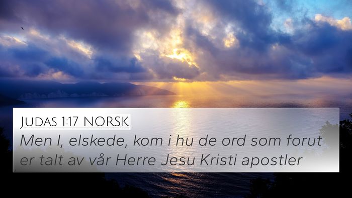Judas 1:17 NORSK Bible Verse Image