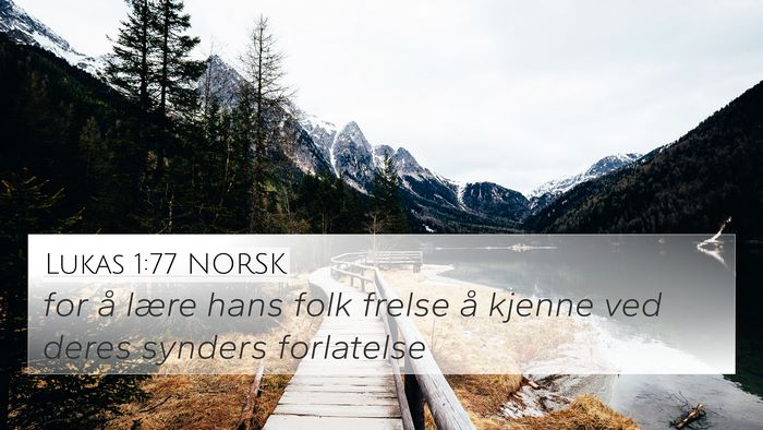 Lukas 1:77 NORSK Bible Verse Image