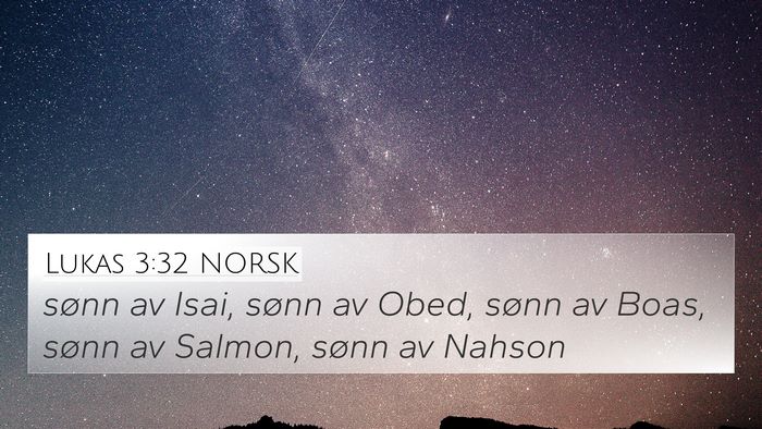 Lukas 3:32 NORSK Bible Verse Image
