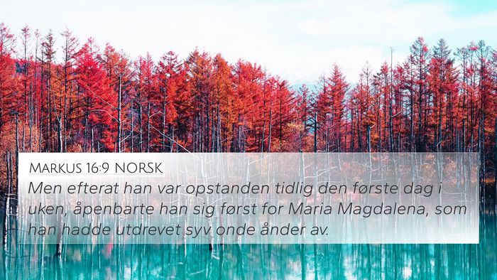 Markus 16:9 NORSK Bible Verse Image