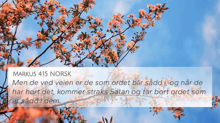 Markus 4:15 NORSK Bible Verse Image