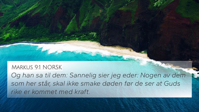 Markus 9:1 NORSK Bible Verse Image