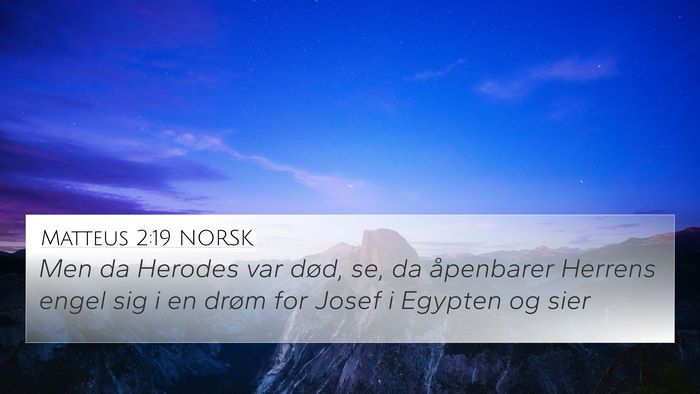Matteus 2:19 NORSK Bible Verse Image