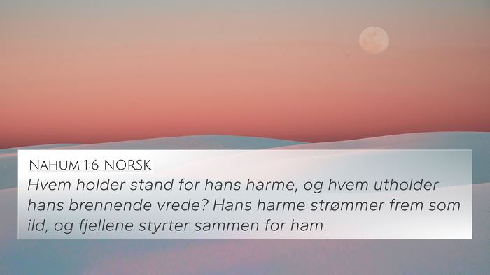 Nahum 1:6 NORSK Bible Verse Image
