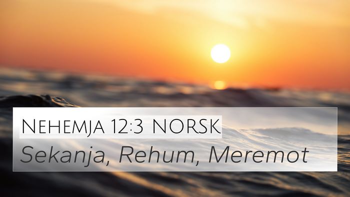 Nehemja 12:3 NORSK Bible Verse Image