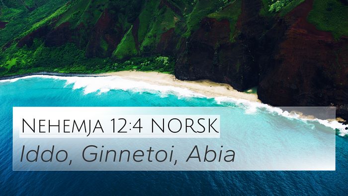 Nehemja 12:4 NORSK Bible Verse Image