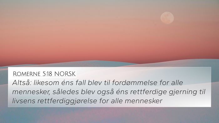 Romerne 5:18 NORSK Bible Verse Image