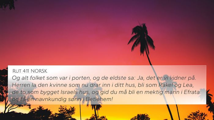Rut 4:11 NORSK Bible Verse Image