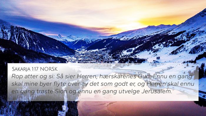 Sakarja 1:17 NORSK Bible Verse Image