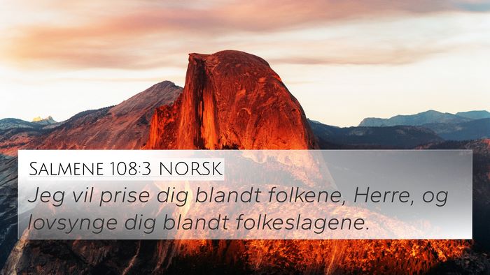 Salmene 108:3 NORSK Bible Verse Image